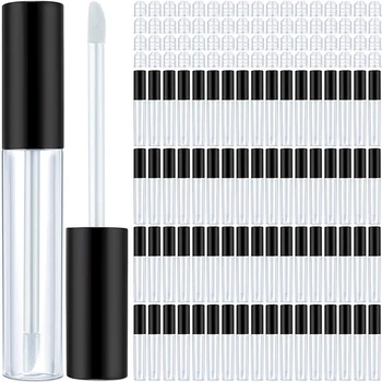 100 Adet 10 Ml Boş Dudak Parlatıcısı Tüpleri Boş Dudak parlatıcı kapları Temizle Mini Doldurulabilir Dudak Balsamı parlatıcı kapları Şişeleri