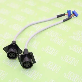 2 adet Evrensel AAMI 6P soketli konnektör için 20cm Kablo İle EEG EKG EKG Hasta Monitörü Ekipmanları