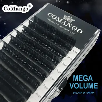 CoMango Mega Premium Sahte Vizon Bireysel Göz kirpik Uzatma Malzemeleri Lashes Doğal Yumuşak Kirpik Makyajı Klasik Kirpik