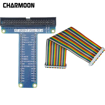 GPIO T Tipi Genişletme modülü Kurulu Adaptörü ile 40 Pin GPIO Dişi Gökkuşağı Kablosu Ahududu Pi İçin 4 / 3 Model B+