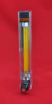 LZB-6, sıvı ve gaz için kontrol valfli cam rotametre akış ölçer. konektratör, akışı ayarlayabilir