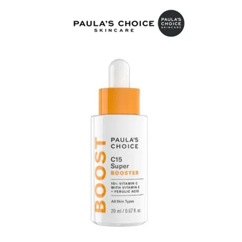 Paula'nın Seçimi BOOST C15 Süper Güçlendirici 15 % C Vitamini Serumu E Vitamini ve Ferulik Asit Parlatıcı Tüm Cilt Tipleri İçin 20ml