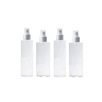Sis Sprey pet şişe Mat Gümüş Pompa Kozmetik Doldurulabilir 100ml 120ml 150ml 200ml 250ml Boş Parfüm Şeffaf Plastik Şişeler