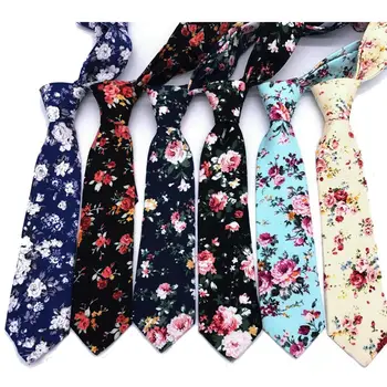 Sıska erkek kravat moda bağları pamuk iş baskılı kravat erkek kravat pamuk bağları