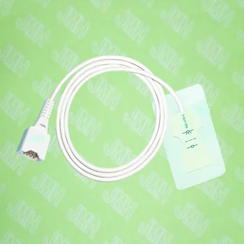 Uyumlu DB9 pin Yunus Nabız Oksimetresi Pediatrik/Çocuk tek kullanımlık SPO2 sensörünü(Beyaz Köpük),5 adet izleyin.
